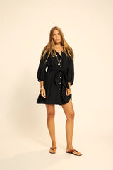 BLACK FLAT COTTON