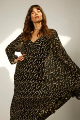 METALLIC CHIFFON