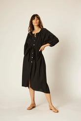 BLACK FLAT COTTON