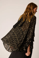 METALLIC CHIFFON