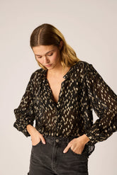 METALLIC CHIFFON