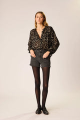 METALLIC CHIFFON