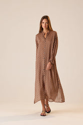 GRANDE POLKA DOT BLACK & TAN