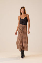 GRANDE POLKA DOT BLACK & TAN