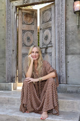 GRANDE POLKA DOT BLACK & TAN