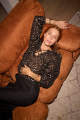 METALLIC CHIFFON