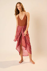 PETITE STRIPE RHUBARB