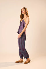 PETITE STRIPE PETROLEUM