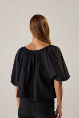 BLACK FLAT COTTON