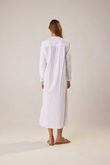 WHITE FLAT COTTON