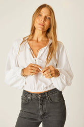 WHITE FLAT COTTON