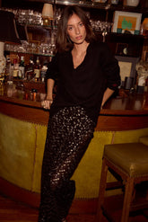 METALLIC CHIFFON