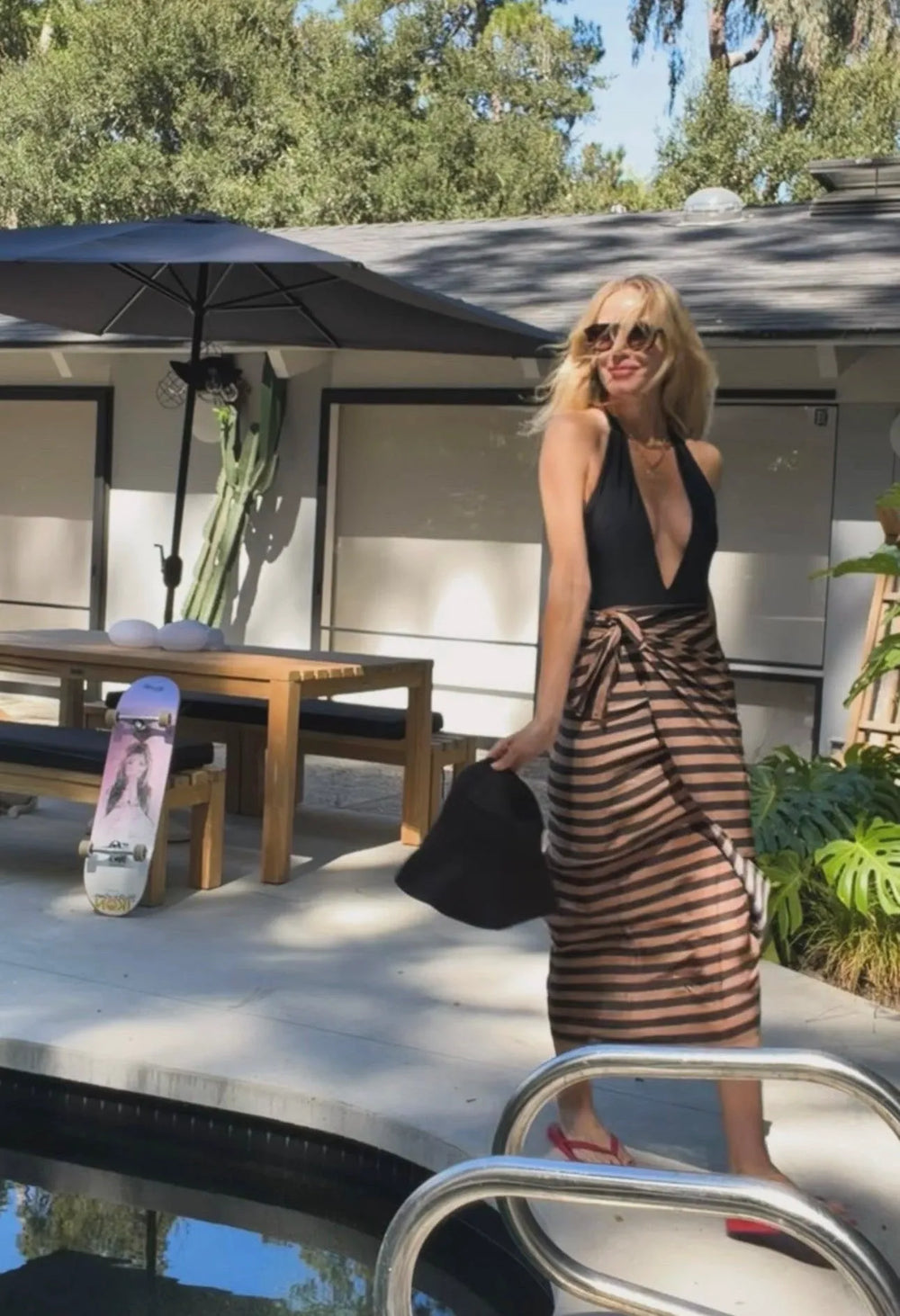 PETITE POLKA DOT BLACK & TAN