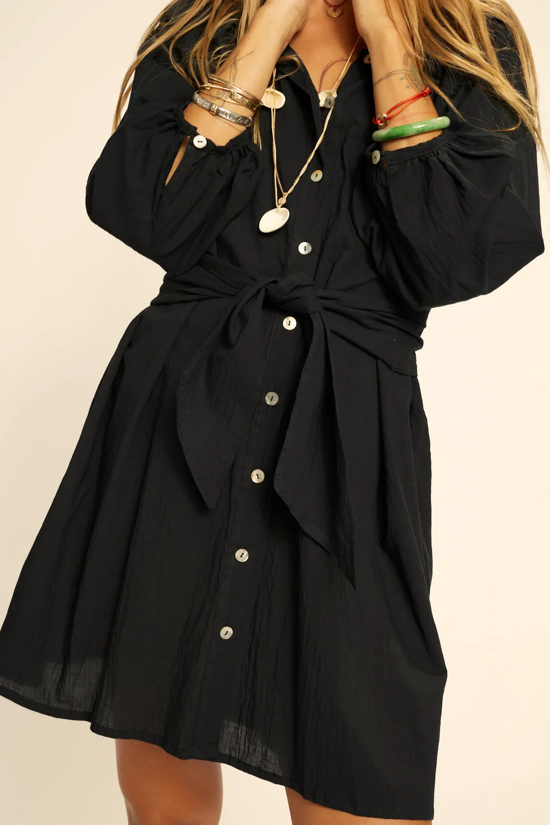 BLACK FLAT COTTON