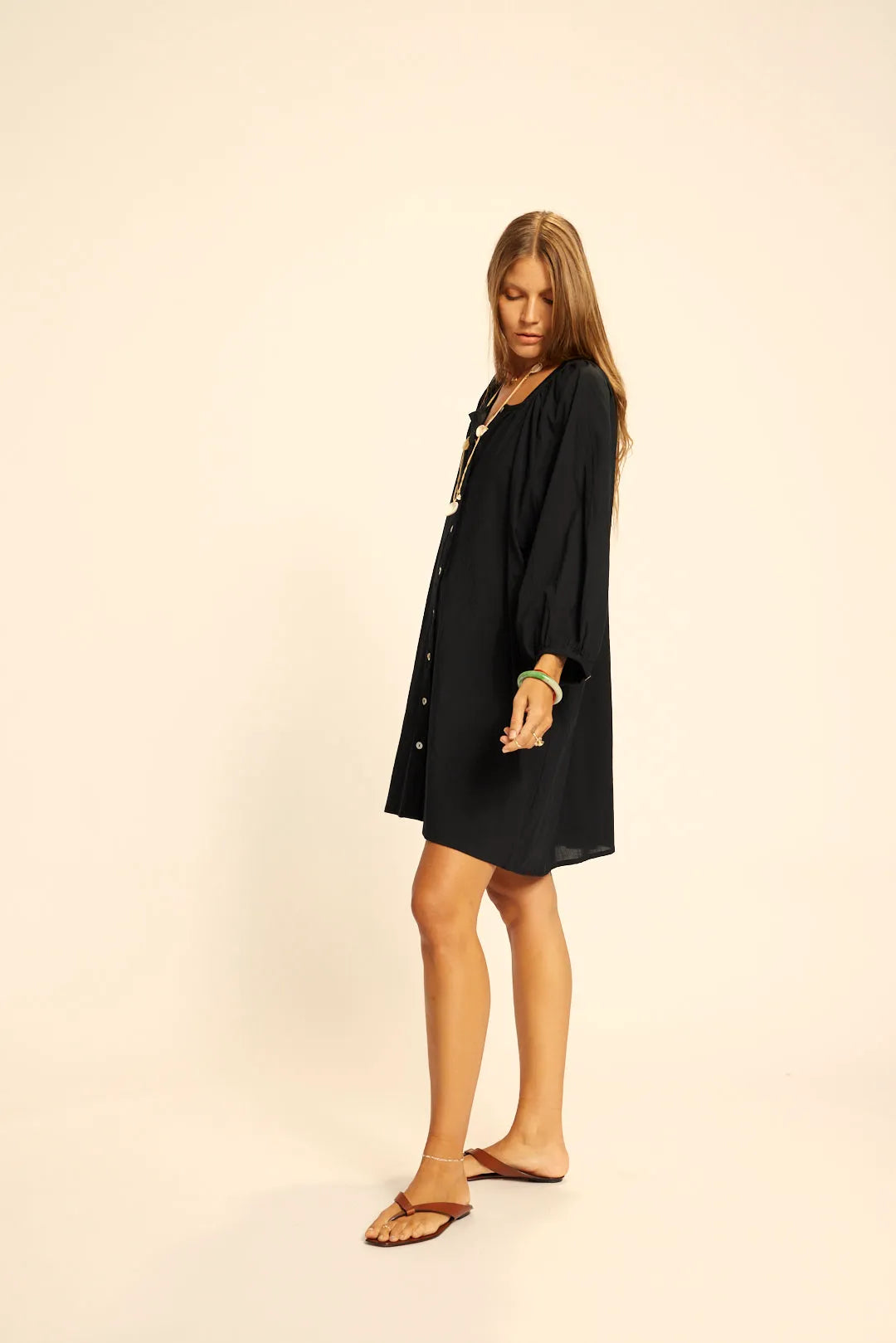 BLACK FLAT COTTON
