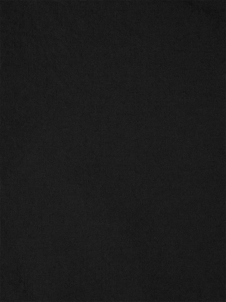 BLACK FLAT COTTON