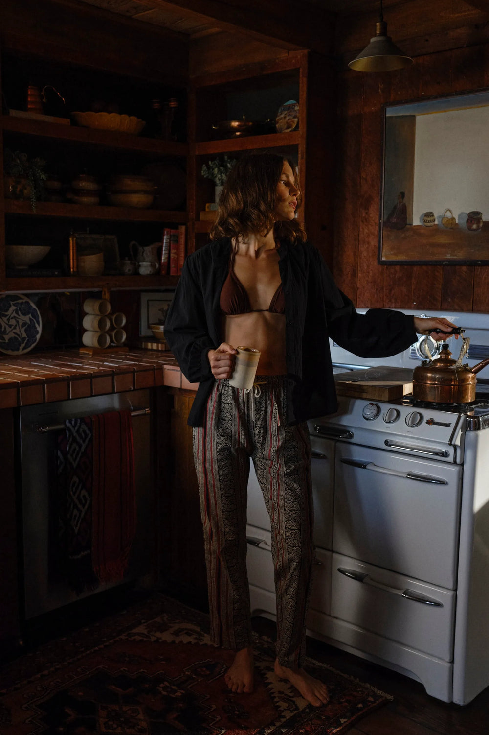 BLACK FLAT COTTON