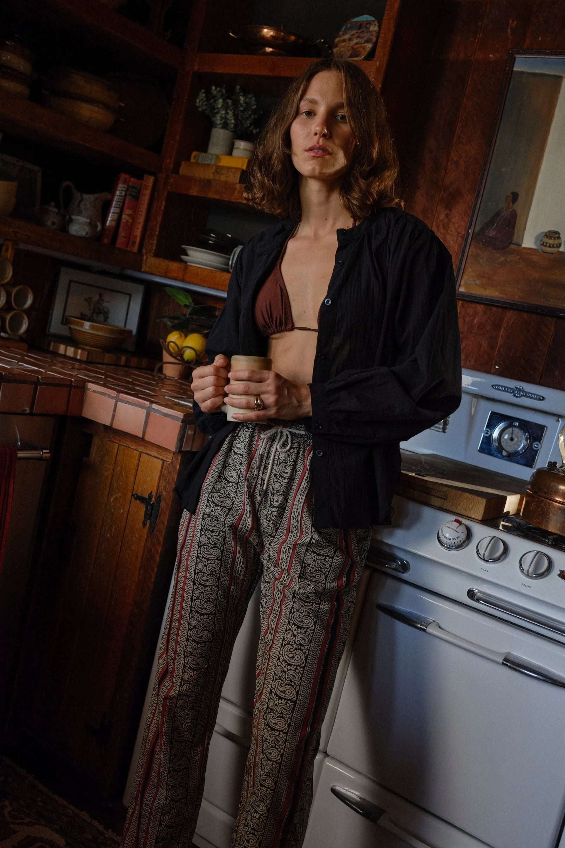 BLACK FLAT COTTON