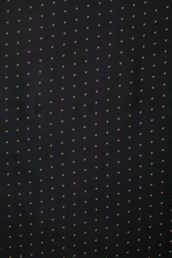 PETITE POLKA DOT BLACK & TAN