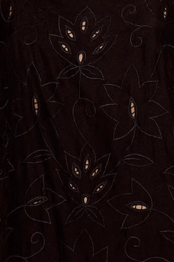 CREAM SILK EMBROIDERY