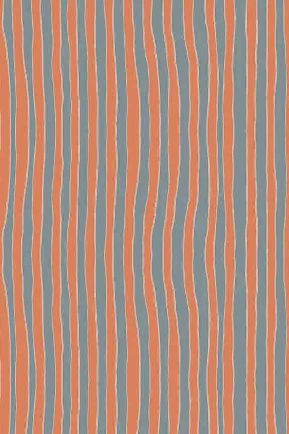 BATIK STRIPE BLOOD ORANGE