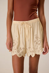 CREAM SILK EMBROIDERY