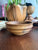 MEDIUM CHANNELED WOODEN BOWL