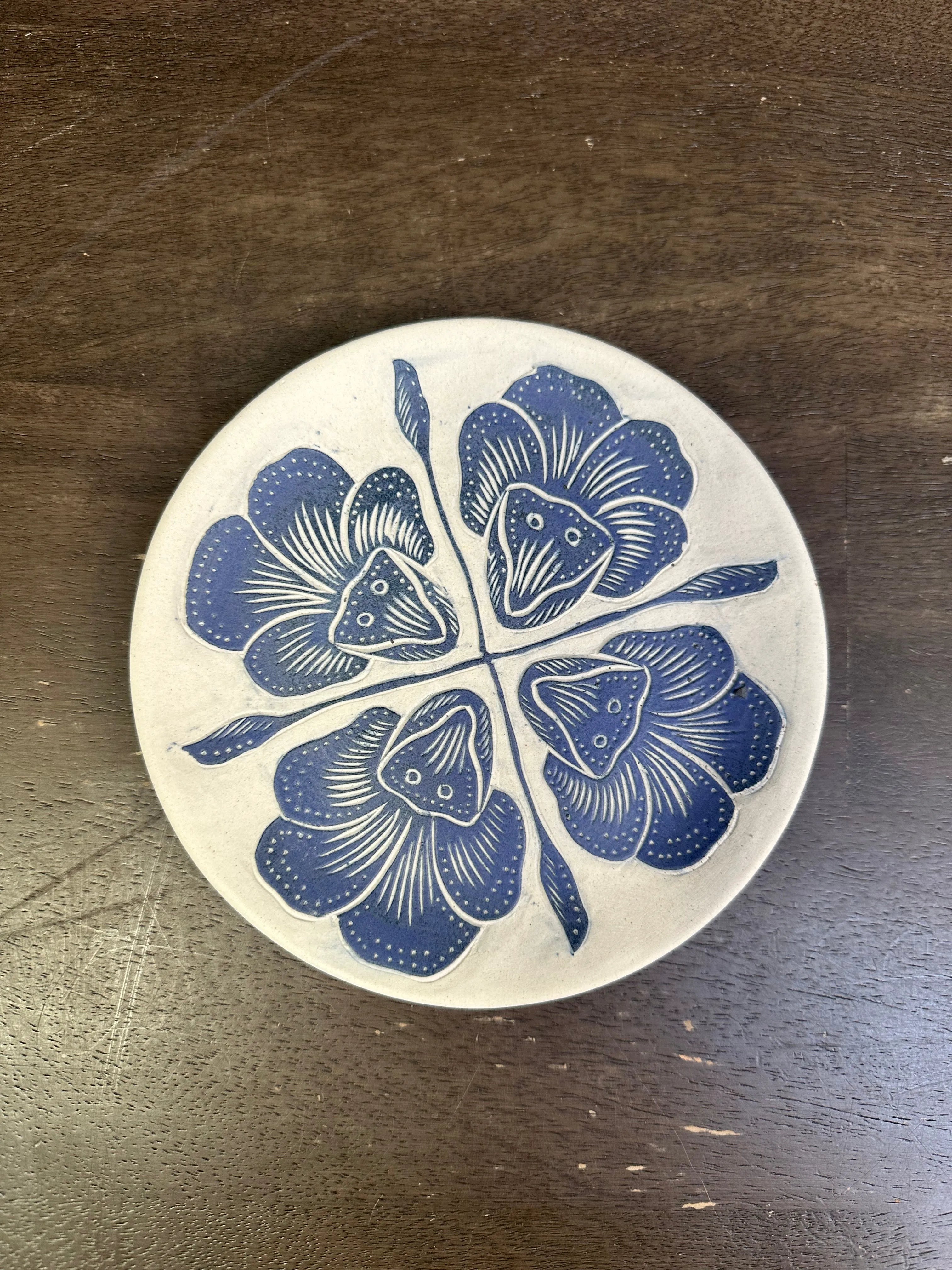 SMALL BLUE GLAZED