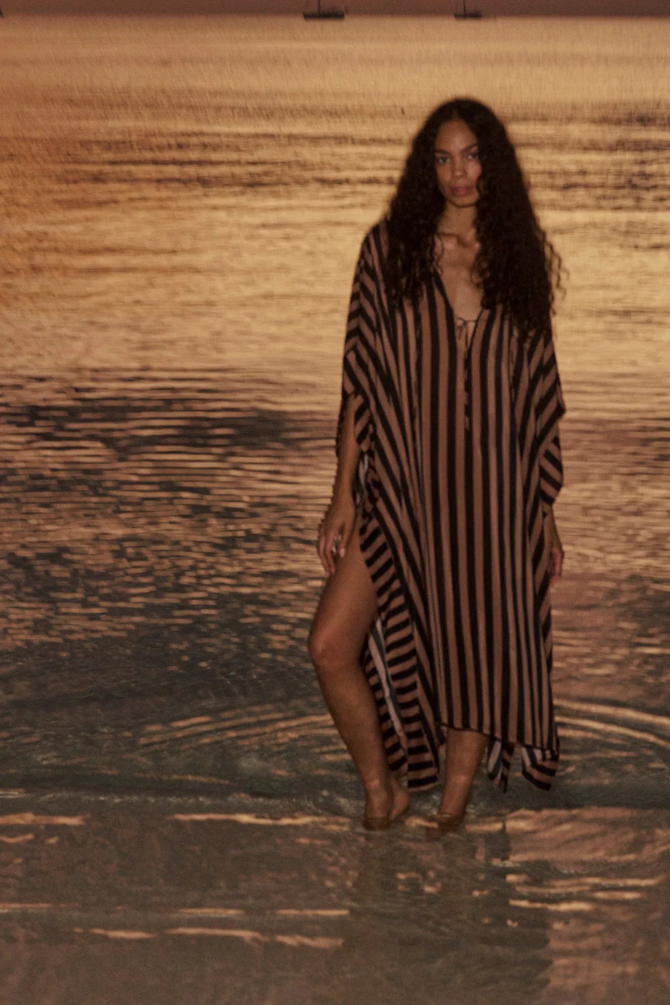 THICK STRIPE BLACK & TAN