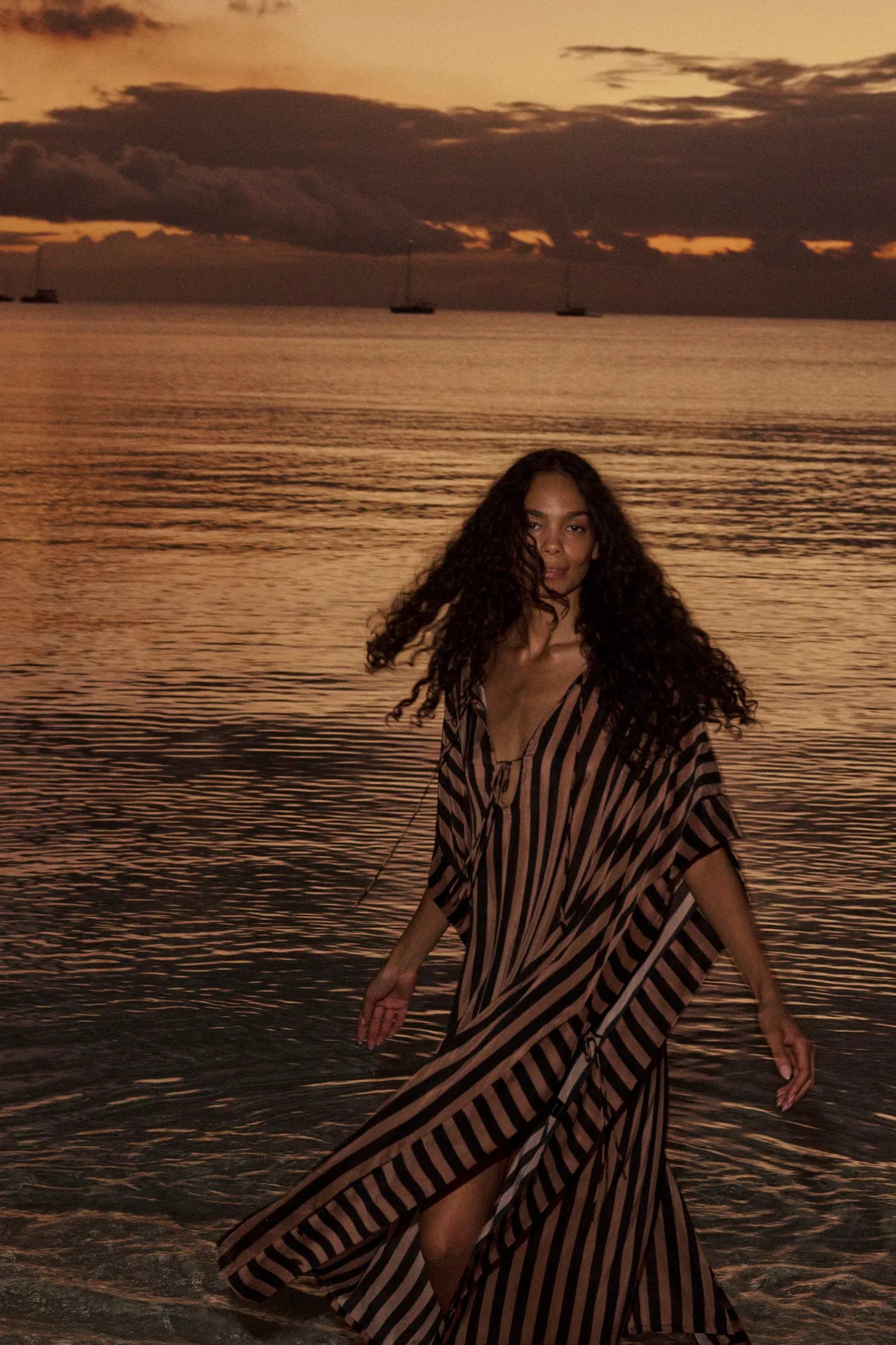 THICK STRIPE BLACK & TAN