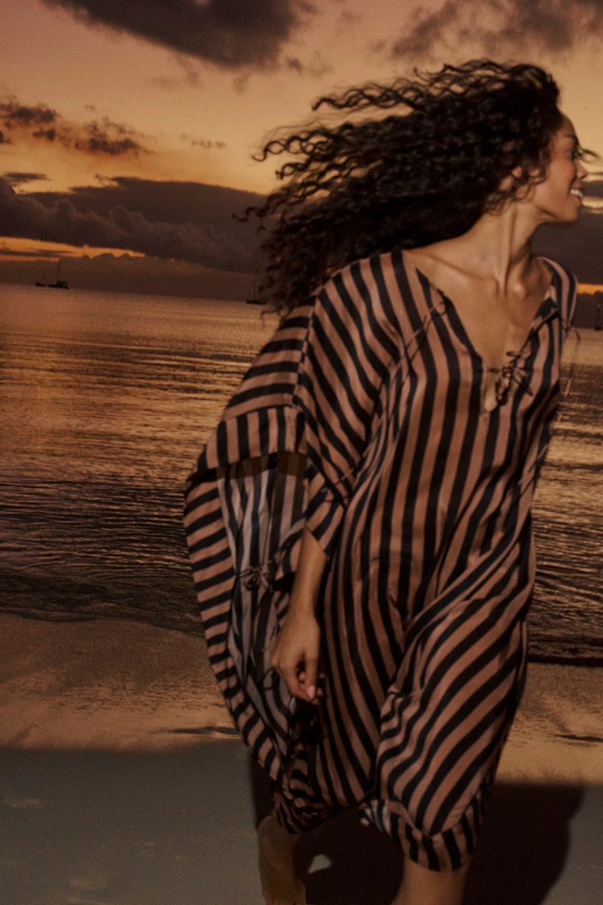 THICK STRIPE BLACK & TAN