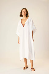 WHITE FLAT COTTON