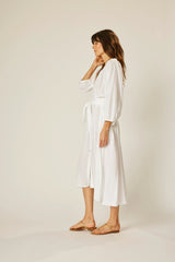 WHITE FLAT COTTON