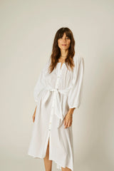 WHITE FLAT COTTON
