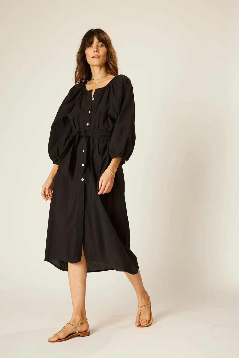 BLACK FLAT COTTON