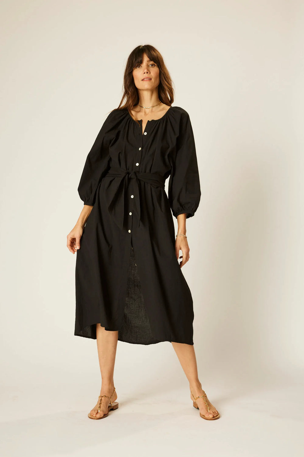 BLACK FLAT COTTON