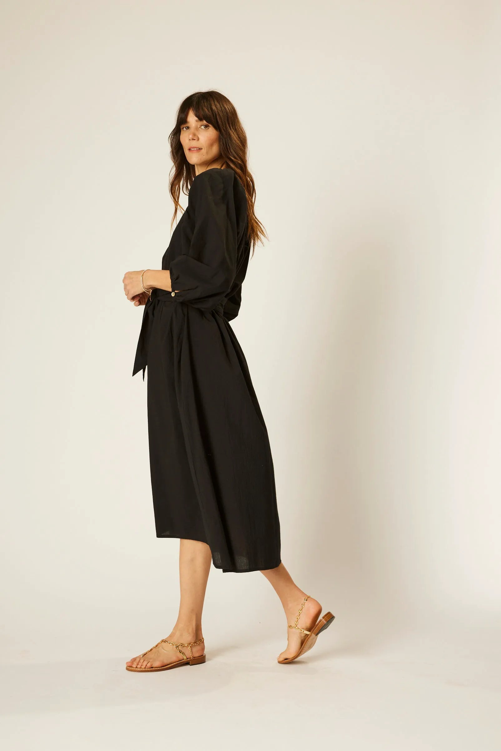 BLACK FLAT COTTON