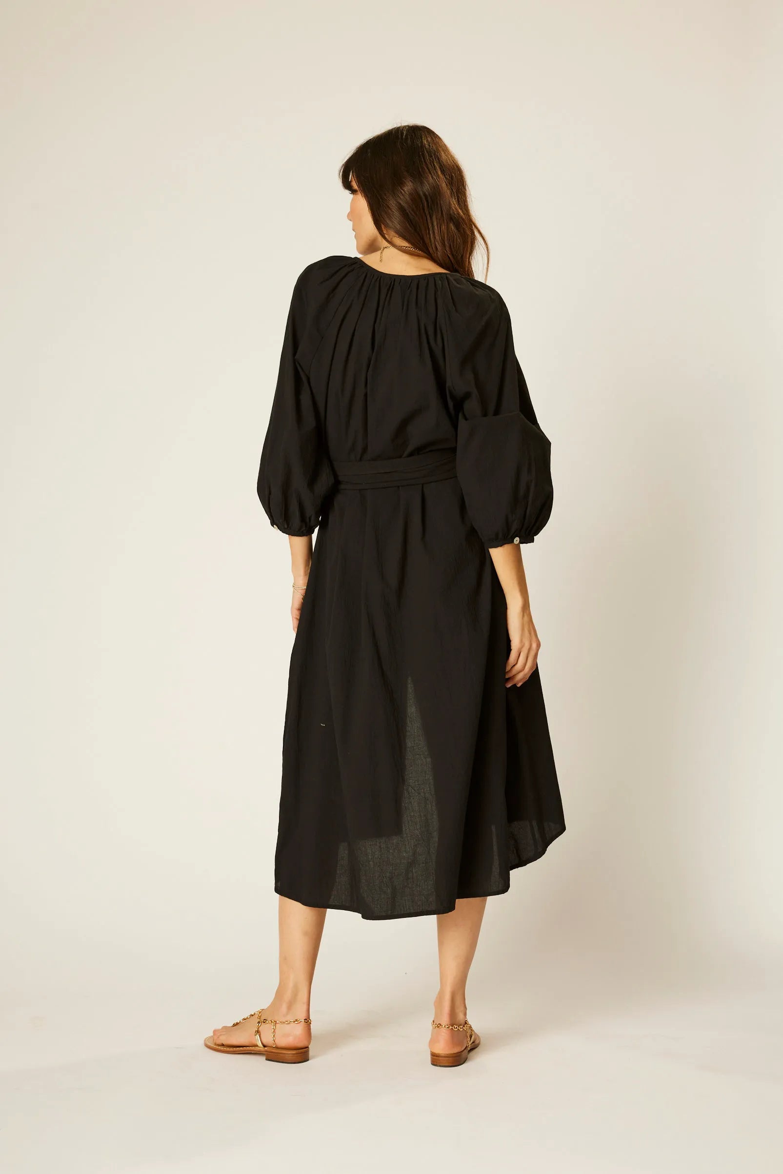 BLACK FLAT COTTON