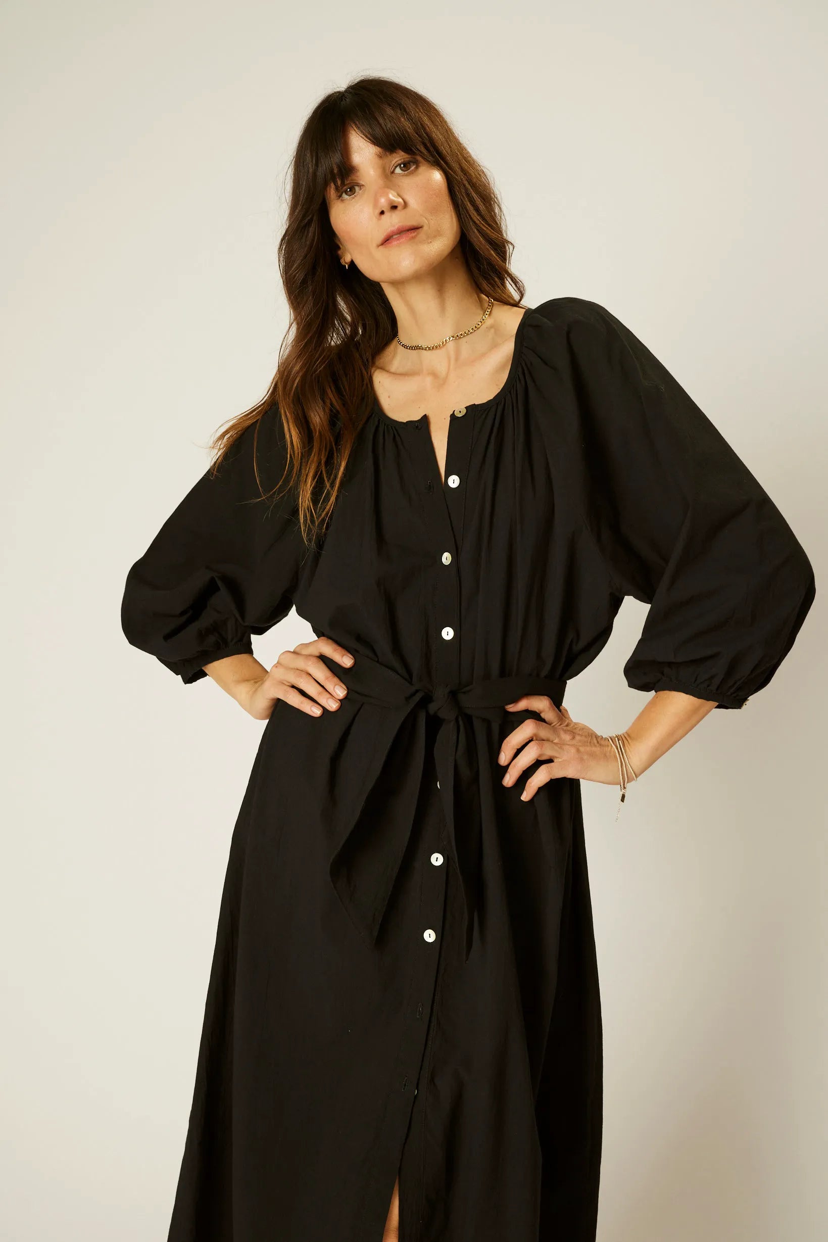 BLACK FLAT COTTON