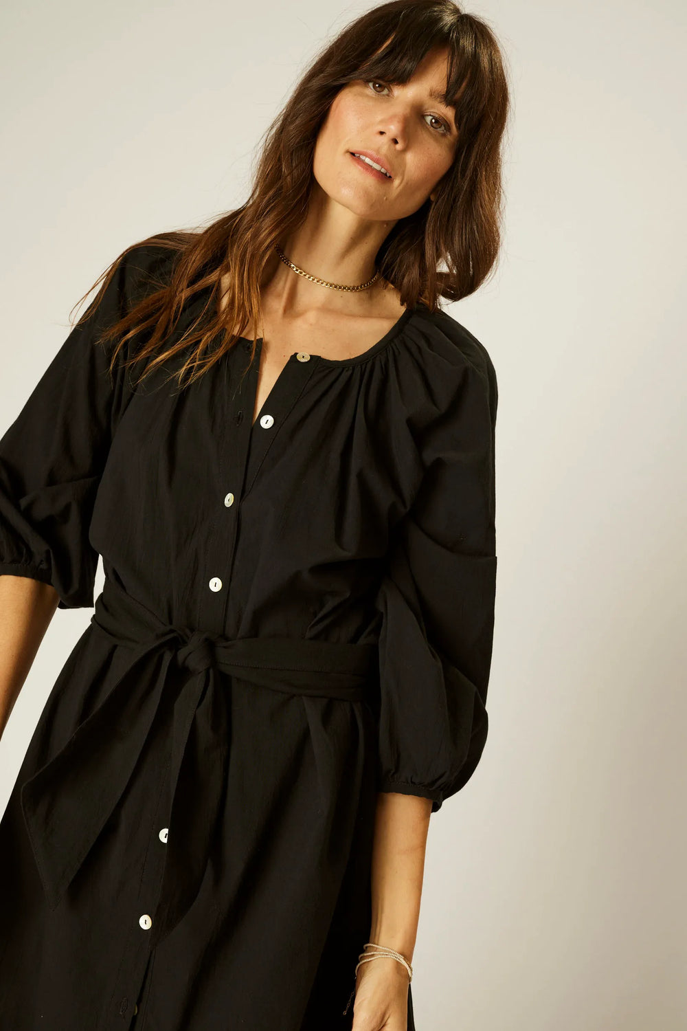 BLACK FLAT COTTON