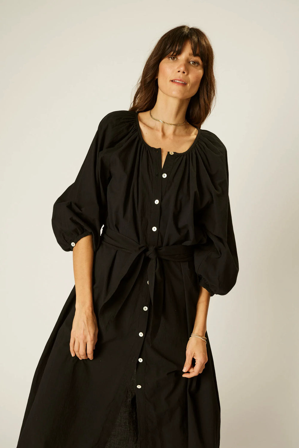 BLACK FLAT COTTON