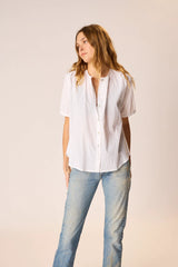 WHITE FLAT COTTON