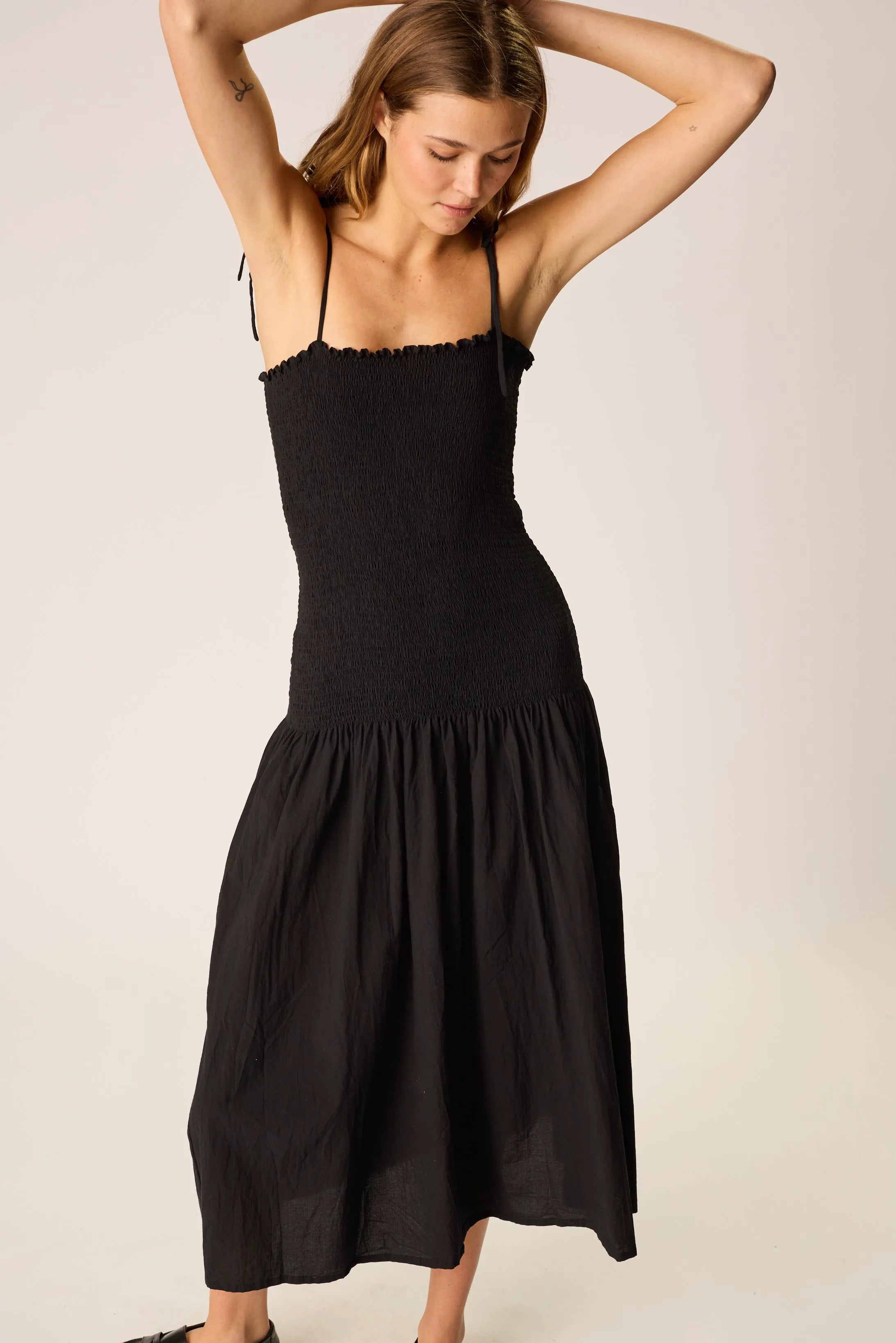 BLACK FLAT COTTON