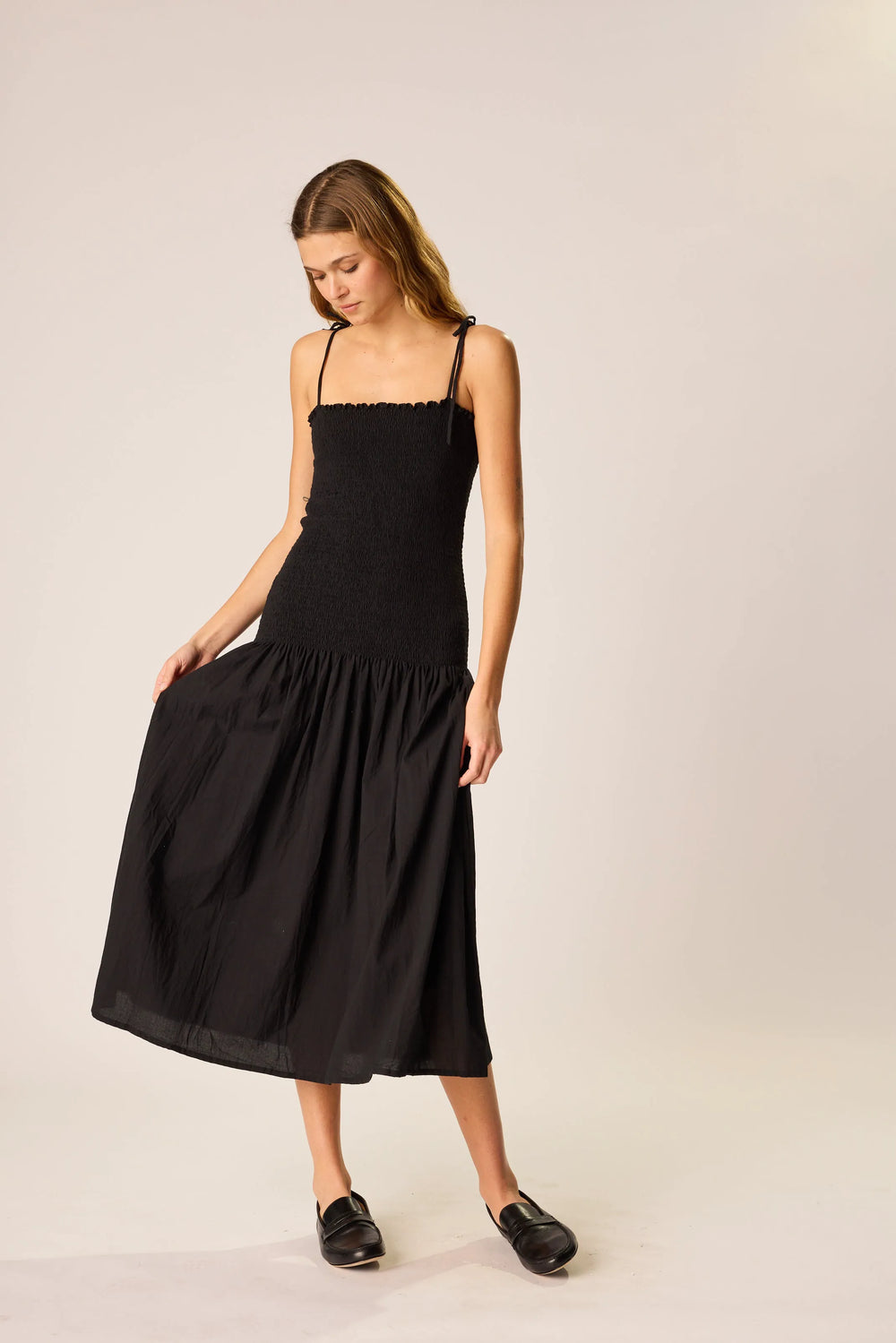 BLACK FLAT COTTON