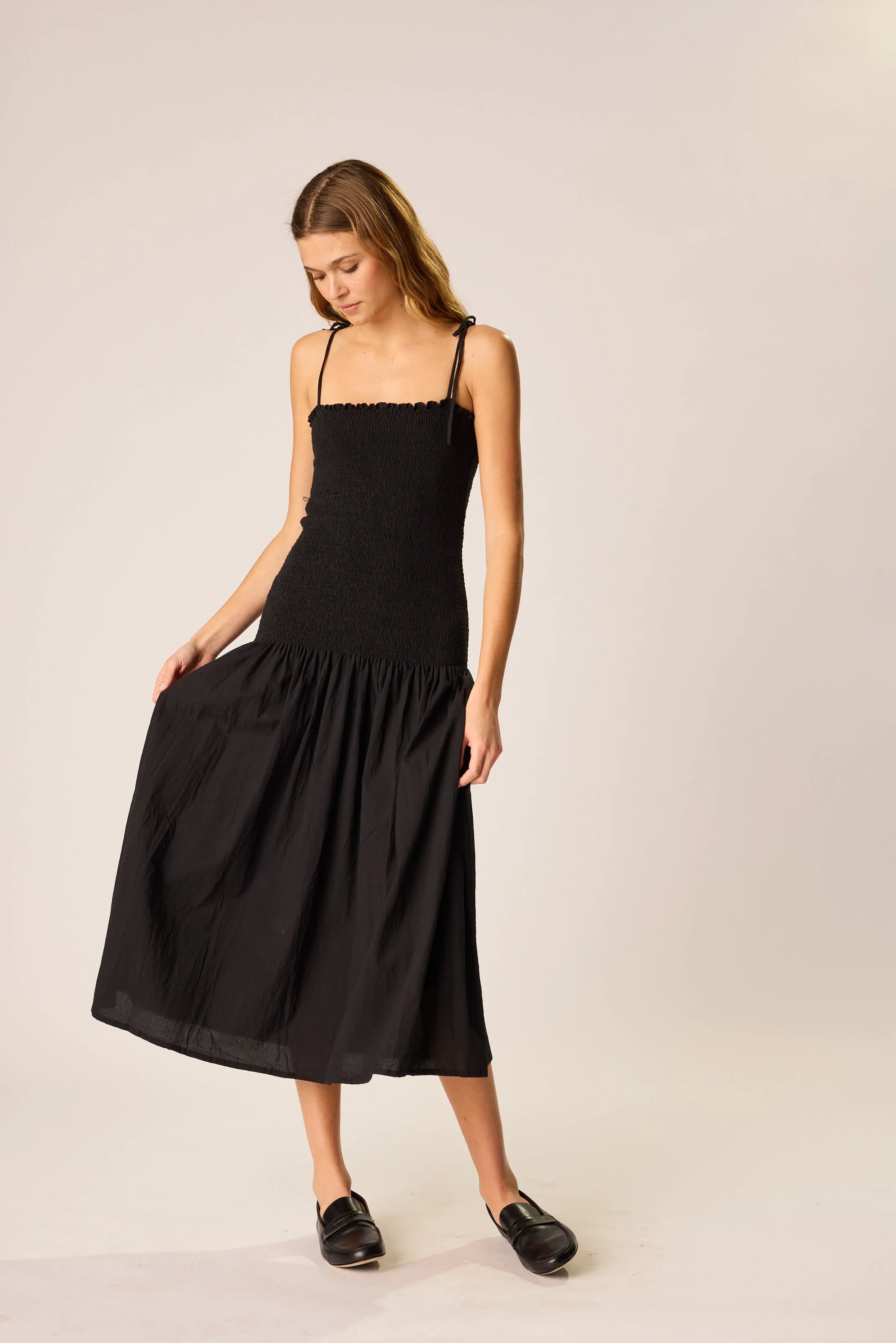 BLACK FLAT COTTON