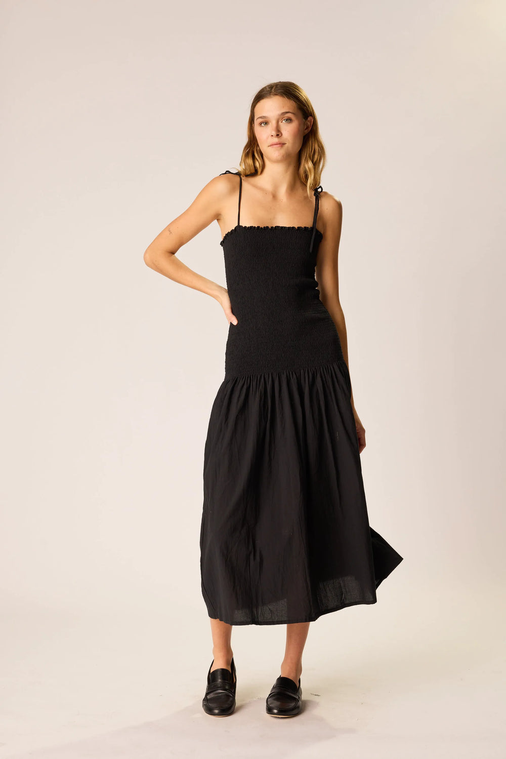 BLACK FLAT COTTON