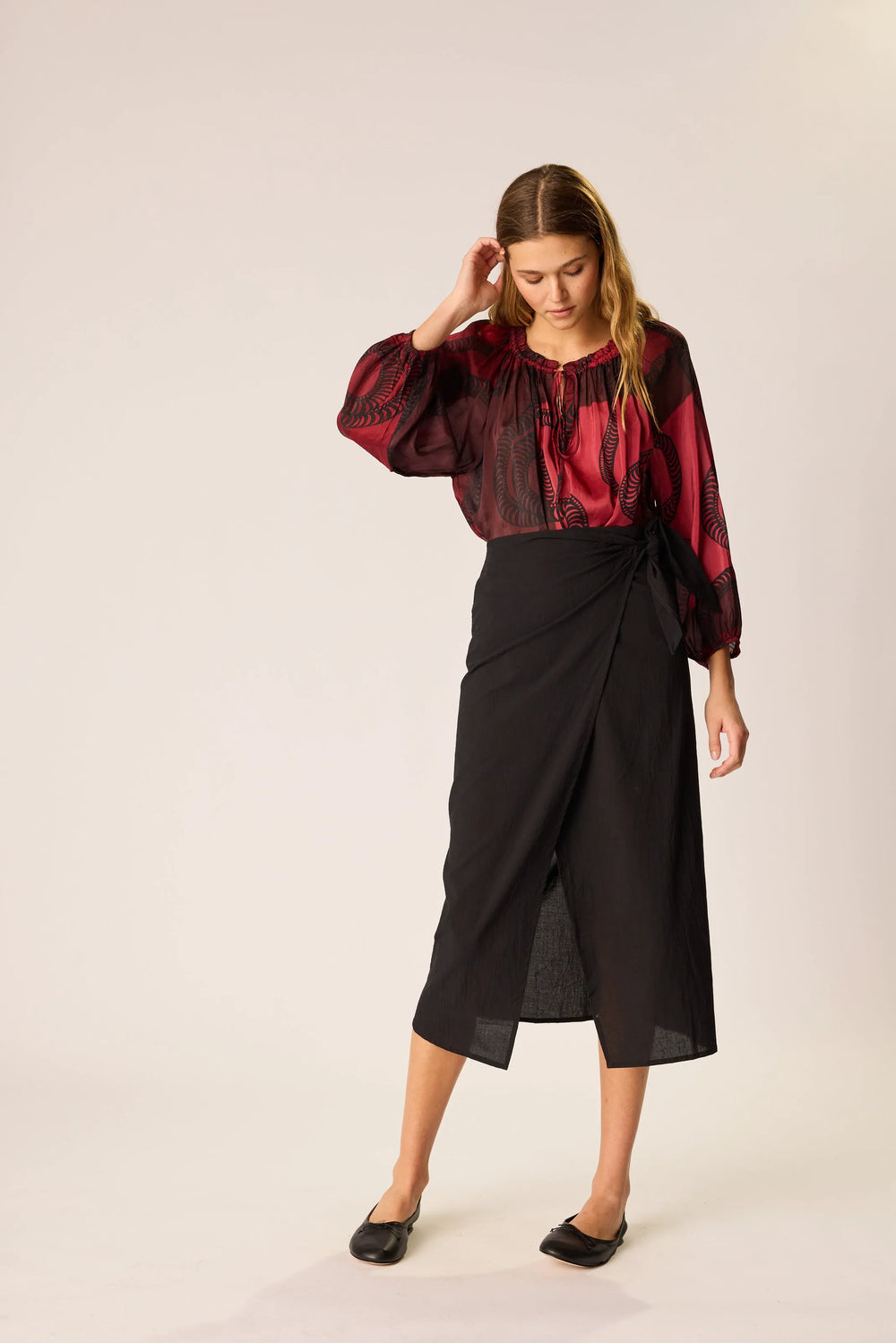 BLACK FLAT COTTON