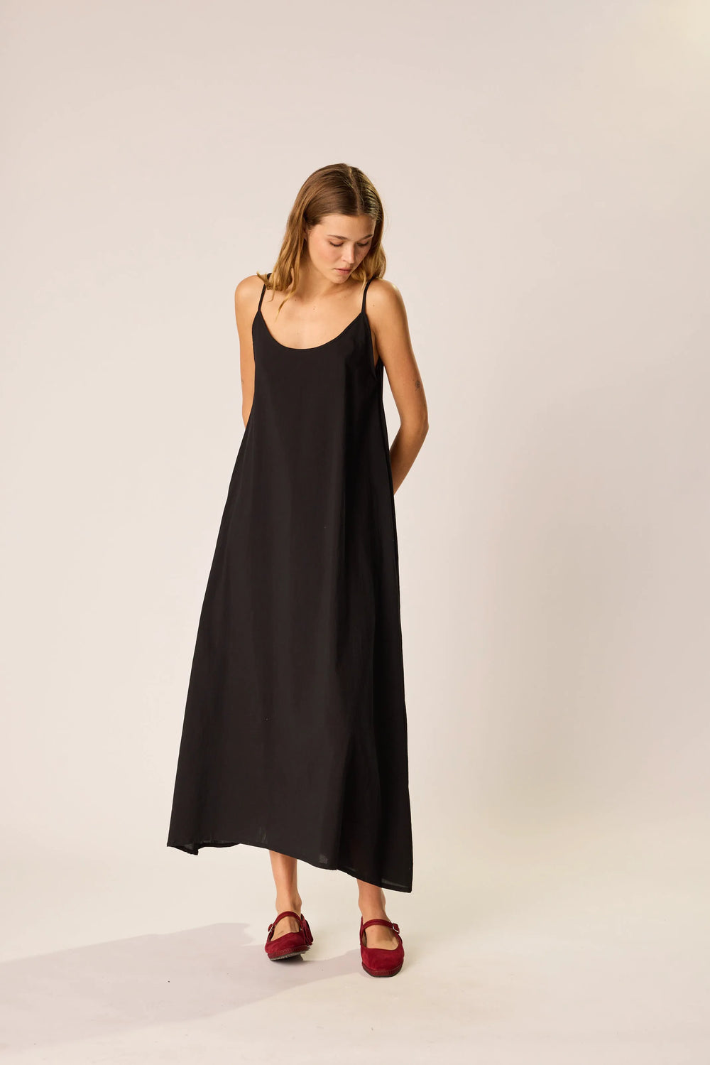 BLACK FLAT COTTON