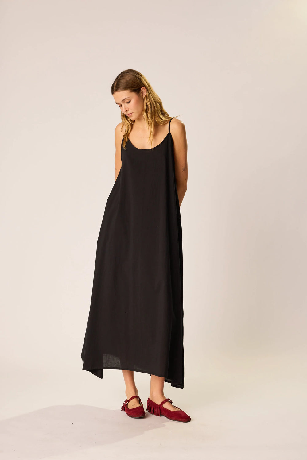 BLACK FLAT COTTON
