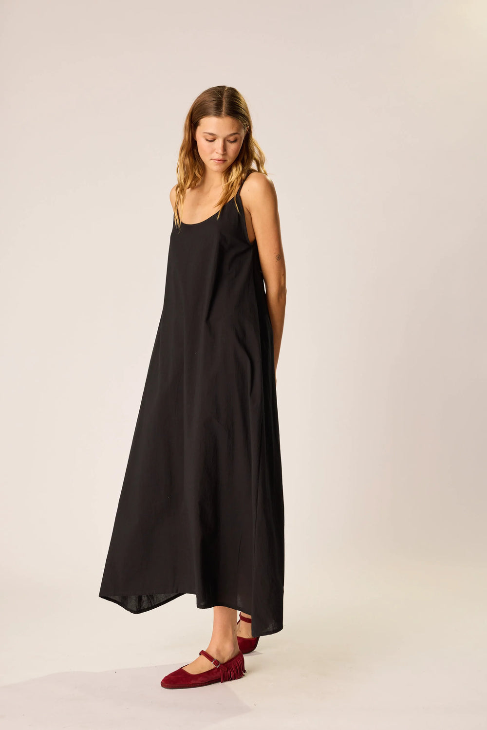 BLACK FLAT COTTON